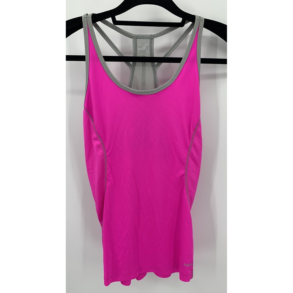 Hind Hot Pink Strappy Racerback Running Tank Size Small Athletic Gym‎